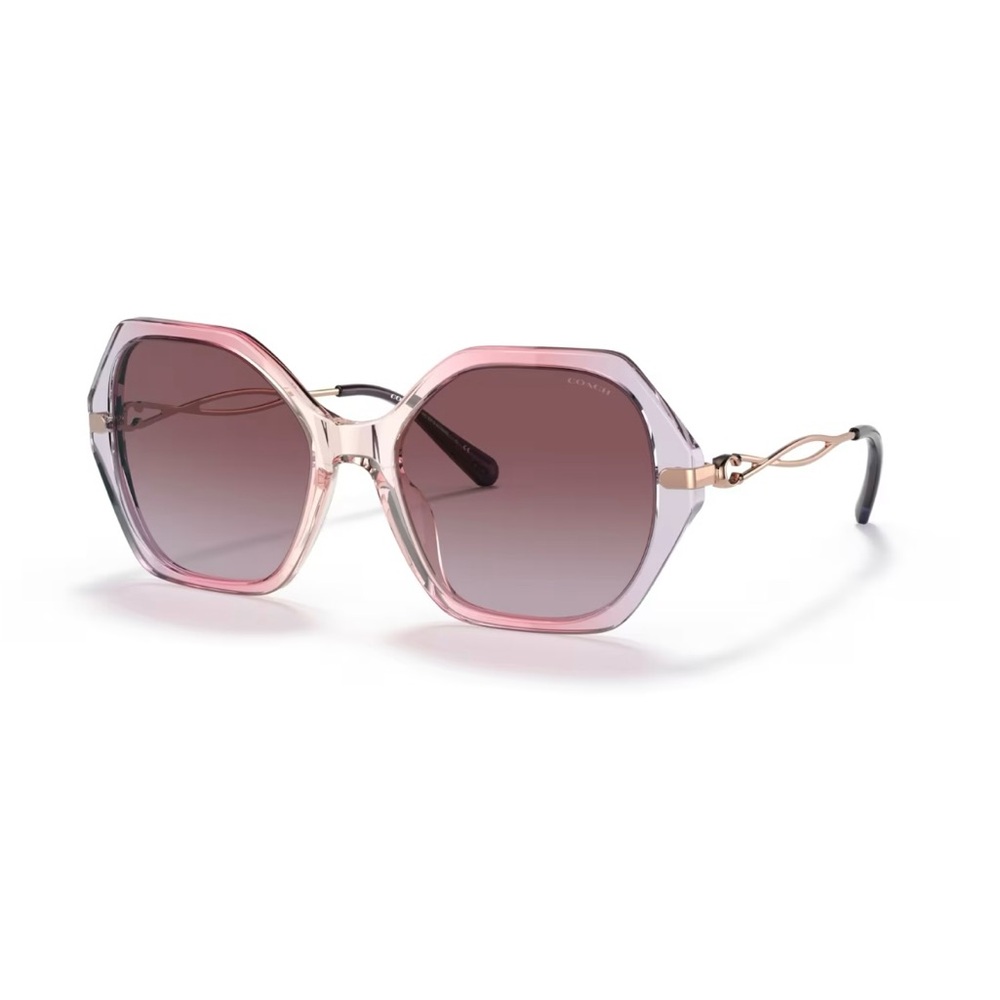 NWT COACH 0HC8315 sunglasses in purple/pink